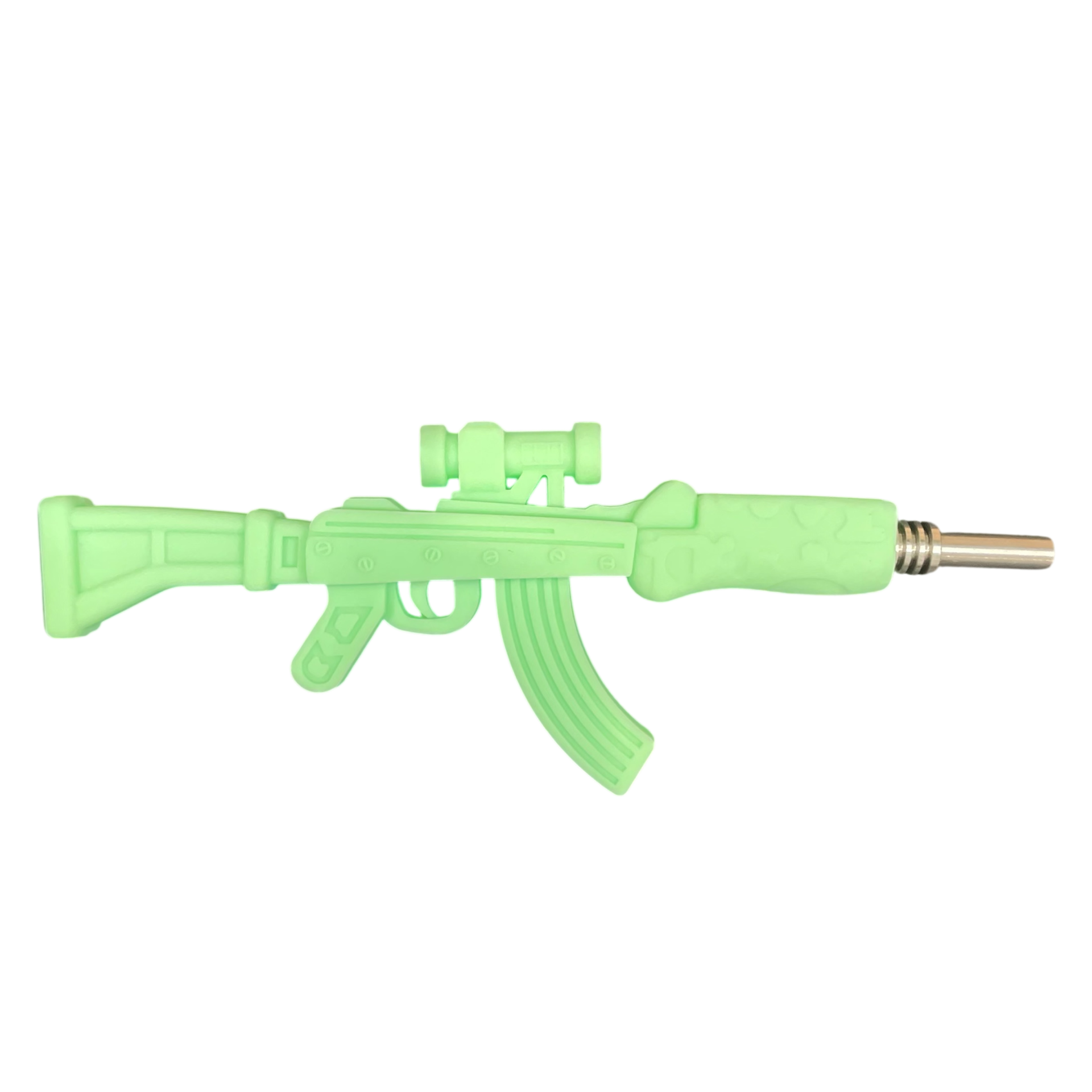 AL Silicone Straw 10mm AK47 6" / Green